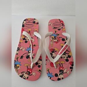 Havaianas Disney Mickey & Minnie Mouse Flip Flops Women’s 7/8